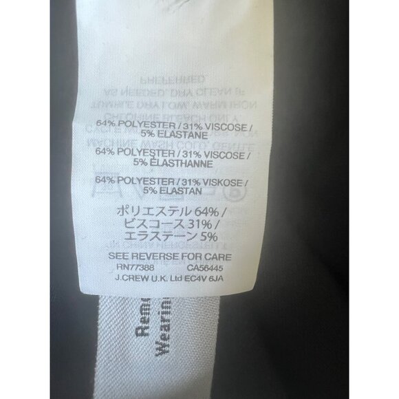 J.Crew Edie Navy Perfecting Pockets Slim Trouser Pants Womens Size 4 - Picture 6 of 16